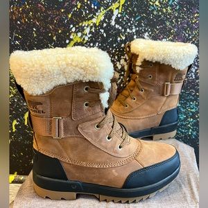 NEW! SOREL TORINO II PARC LEATHER BOOTS